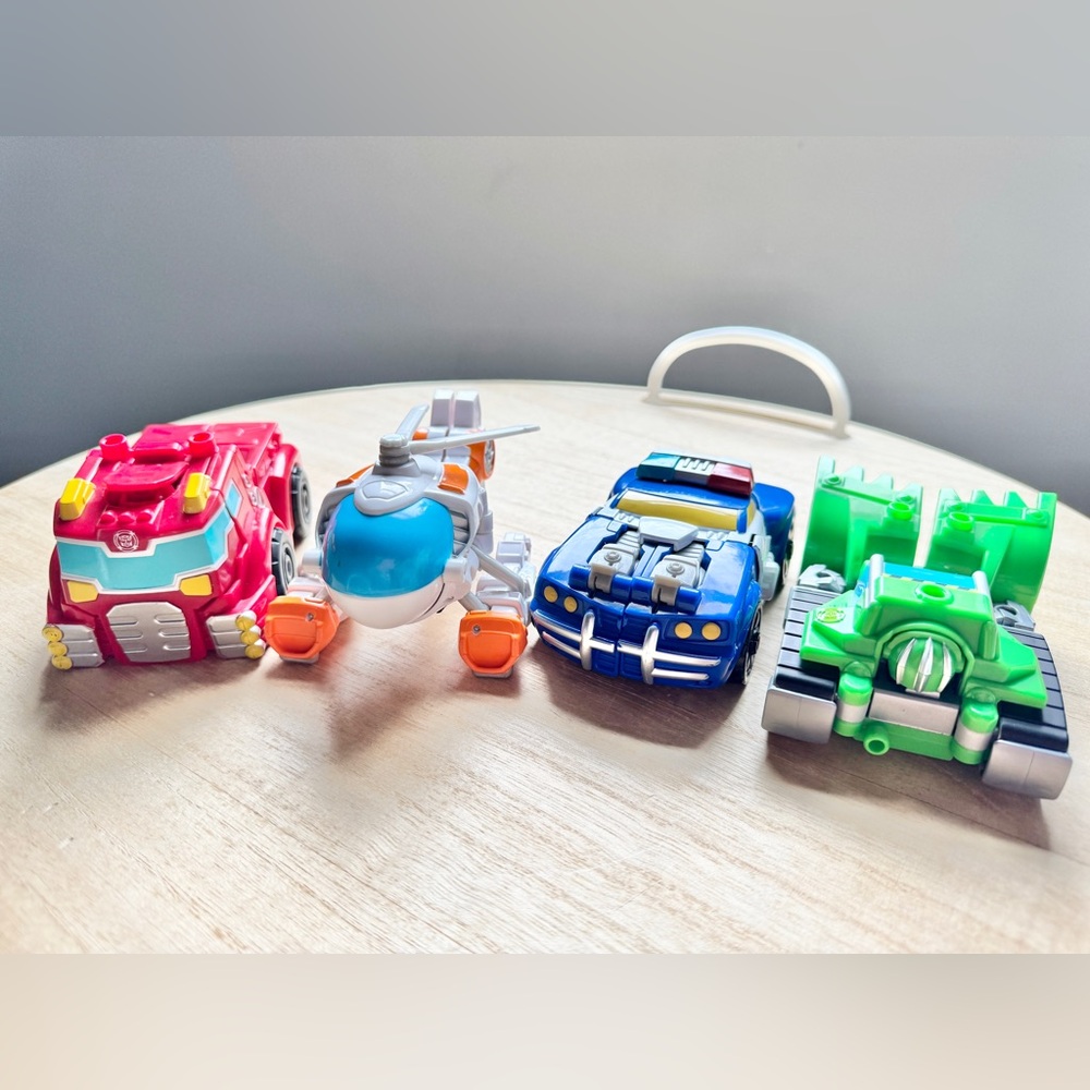 Transformers Rescue Bots Griffin Rock Team Set of 4 Toy Action Figures